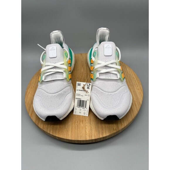 Adidas Shoes White UltraBoost 22 Running Sneakers Miami Dolphins GX5463 Mens 8 - Picture 7 of 13